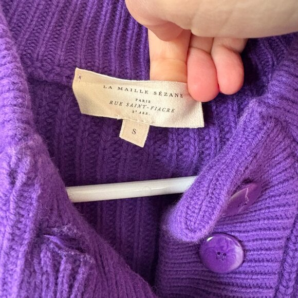 Lucas Jumper Sweater in Ultra Violet Size S - Picture 5 of 7